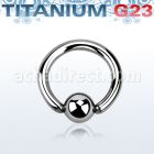 ubcr8 titanium g23 ball closure ring with an 8mm ball