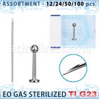 uset08 piercing kit titanium g23 labrets needles