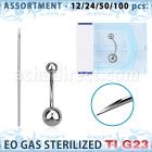 uset09 piercing kit titanium g23 belly bananas needles