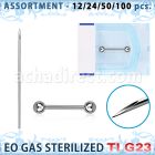 uset13 piercing kit titanium g23 nipple barbell needles