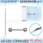 uset14 piercing kit titanium g23 nipple piercing needle