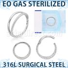 zsgsh12 sterilized steel hinged segment ring plain twisted
