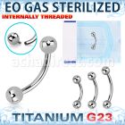 zubnebin sterilized titanium g23 banana 16g balls internal