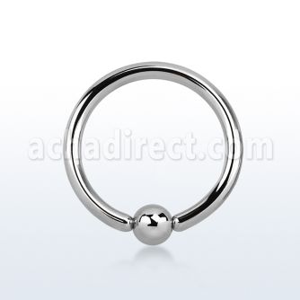 bcr18s 316l steel ball closure ring with 2 5mm mm ball