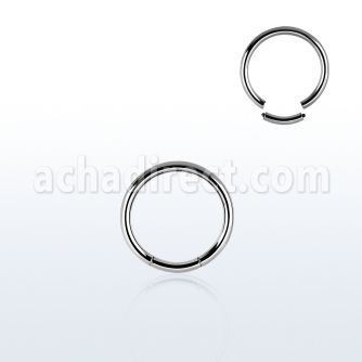 blk221b bulk of 50 pcs of 1 2mm surgical steel segment rings