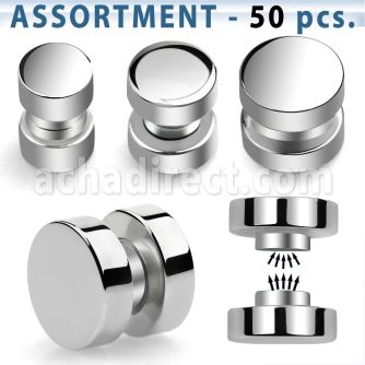 blk411 bulk of 316l steel magnetic fake plugs withoutout o ring