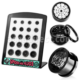 brpg106 board w anodized steel screwfit tunnel w spider web