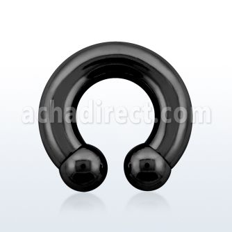 cbrt0 pvd 316l steel 8mm circular barbell w intern 12mm balls