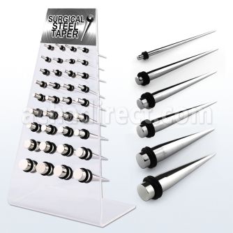 dapg48 board of mirror polished 316l taper with rubber o ring