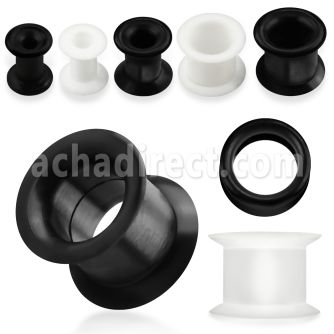 fpsi silicone double flared flesh tunnel 4 20mm