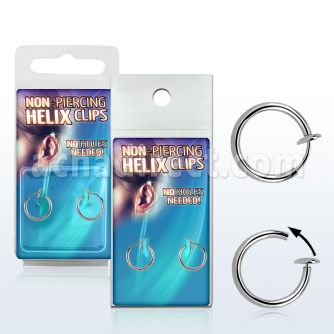 hlcirx non piercing fake helix clips size 8mm to 12mm
