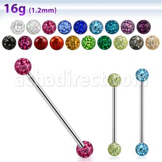 infr4s 316l steel industrial barbell with ferido balls