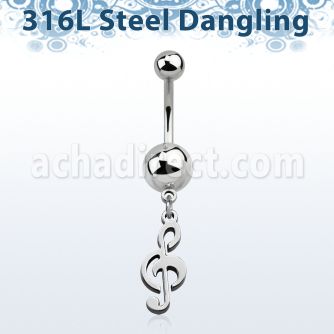 msd709 steel belly banana w plain steel balls w musical note