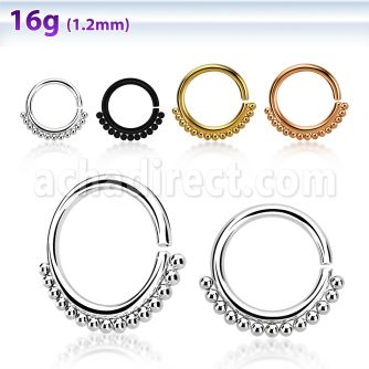 sepn annealed surgical steel septum ring