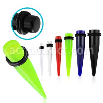 tpuvk acrylic taper with double o rings size 1 6 16mm