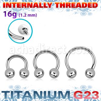 ucbeb4si titanium g23 internal circular barbell 4mm balls