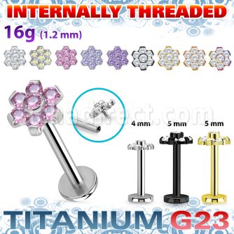 ulbin10 titanium g23 internally threaded labret 7 cz