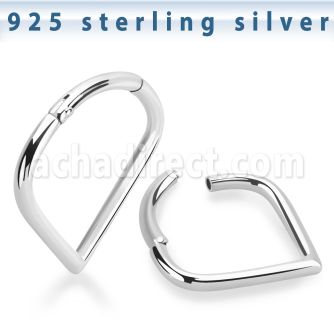 vsgha16 925 sterling silver hinged segment ring drop