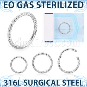 zsgsh20 sterilized steel hinged segment ring twisted wire