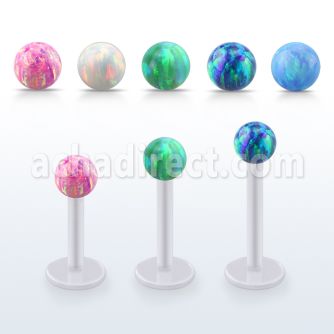 albop4 labret bio flex bola opalo 4mm venta