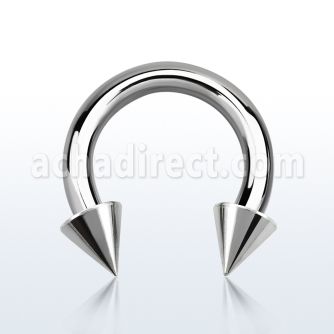 cbrcn12 barbell circular acero quirurgico 2mm conos 5mm rosca externa venta