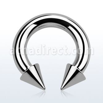 cbrcn6 barbell circular acero quirurgico 4mm conos 7mm rosca interna al por mayor