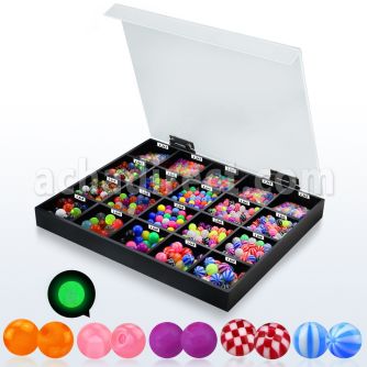 dmbj33 display 1500 bolas acrilicas 3mm 5mm 6mm 8mm venta