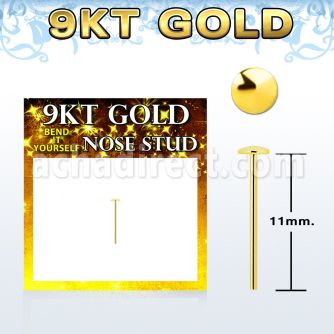 g9ysrd piercing nariz doblar tu mismo oro 9 kts 0 6mm bola oro liso 2mm venta