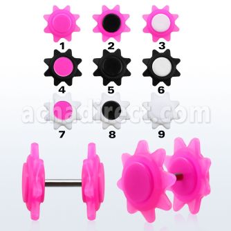 ipvrf plug falso acrilico anillos goma al por mayor