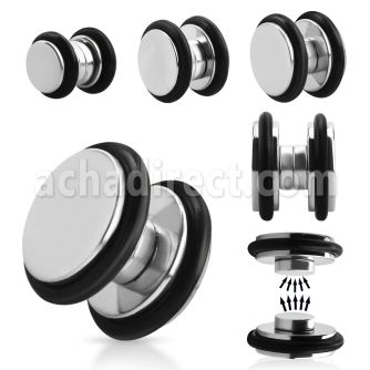 mpr plug falso magnetico acero 316l brillo espejo anillos goma distribuidor