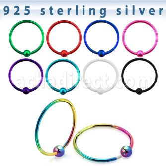 ns07bl aro nariz plata esterlina colores 0 6mm bola 12mm 1 pieza distribuidor
