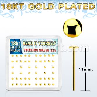 nymx3rg caja display piercing nariz doblar tu mismo plata 925 0 6mm oro 18 kts redonda 2mm distribuidor mayorista