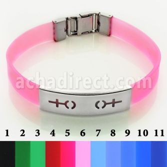 sbl17 brazalete banda piel color placa brillo espejo acero inoxidable signos femeninos cortados al por mayor
