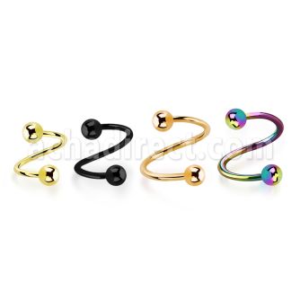 spt20b espiral ceja acero quirurgico anodizado bolas 3mm distribuidor mayorista