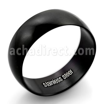srb17 anillo banda ancha acero inoxidable anodizado negro distribuidor mayorista
