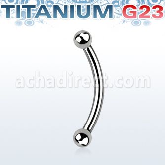 ubne25 banana ceja titanio g23 bolas 2 5mm venta