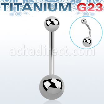ubng piercing ombligo titanio g23 bolas titanio liso 5mm 8mm distribuidor mayorista