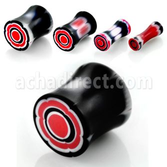 acpc dilatacion plug doble flare acrilico palo caramelo colorido venta