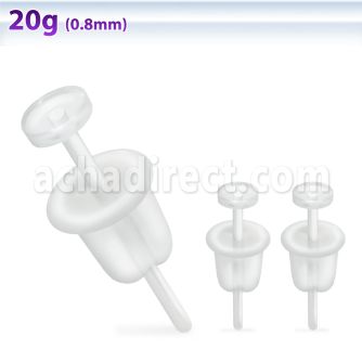 aerrd par retainers ceja acrilico transparente flexible disco plano mariposas silicona ultra blanca distribuidor