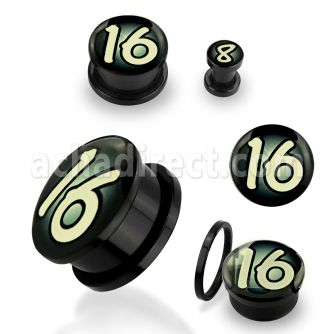 afpoo dilatacion plug tornillo acrilico negro mm como logo muestra tu todo mundo venta