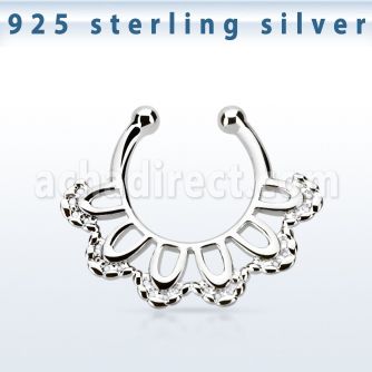 agsepd3 falso septum plata 925 1mm hoja india 12mm venta