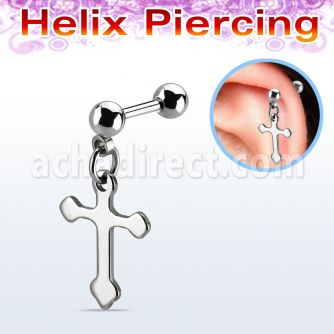 bber71 barbell helix acero quirurgico bolas 4mm cruz acero liso distribuidor