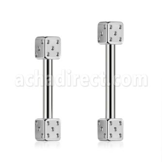 bbes2di barbell recto ceja acero quirurgico dados 3mm venta