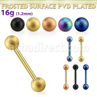 bbetfo3 barbell ceja acero 316l anodizado bolas acero esmerilado 3mm distribuidor mayorista