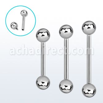 bbgin barbell lengua acero quirurgico bolas 6mm rosca interna distribuidor