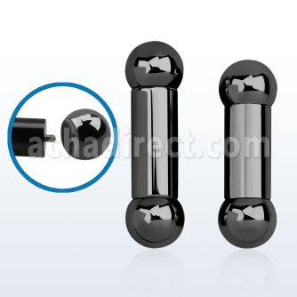 bbt0x barbell lengua acero 316l pvd 8mm bolas rosca externa 10mm distribuidor