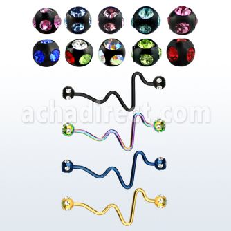 bbtcp barbell industrial acero anodizado corazon bolas multi joya 5mm distribuidor