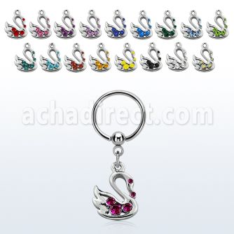 bcrs472 aro bola presion acero 316l cisne colgado cristal distribuidor mayorista