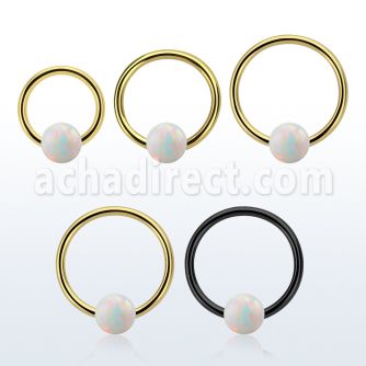bcrt16o5 aro bola presion acero 316l pvd bola cierre 5mm opalo sintetico distribuidor