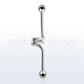 bdc14 barbell industrial espiral acero quirurgico bolas 5mm venta